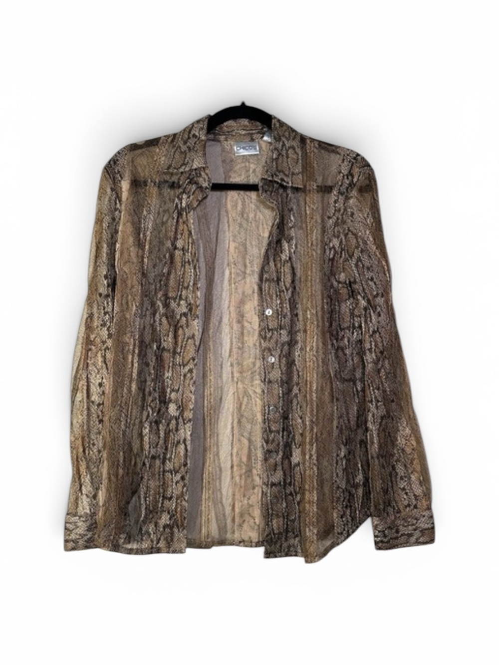 Chicos Sheer Blouse 3